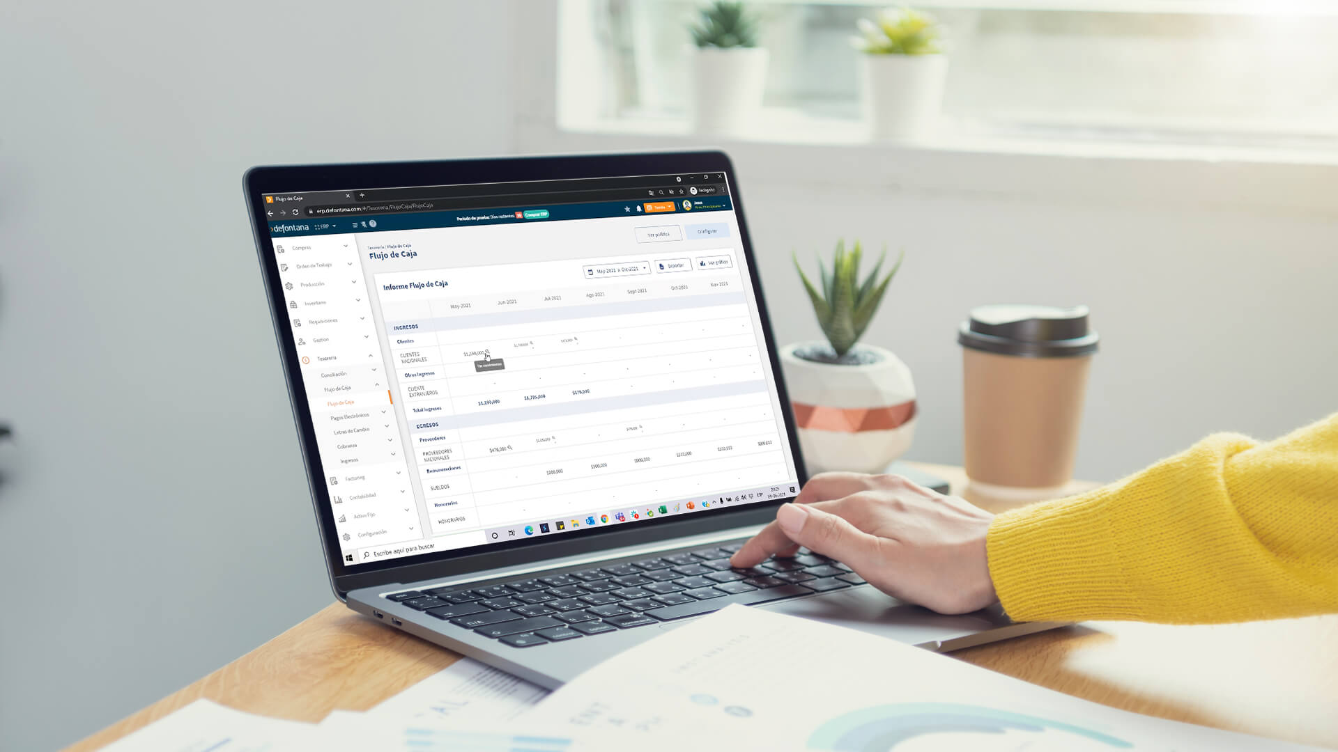 Sistema de Ingresos y Egresos de una Empresa